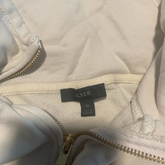 J Crew Sweater Womens Pullover 1/4 Zip Long Sleeve Soft Stretchy Tan Medium - Picture 6 of 6